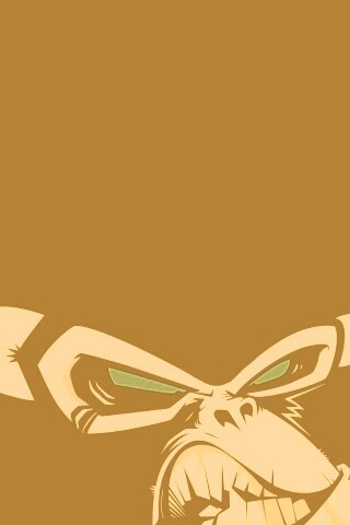 Злая обезьяна обои