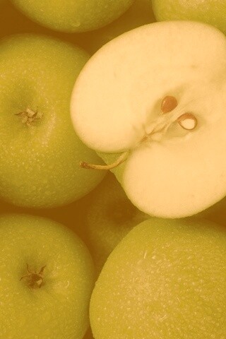 Вкусные свежие яблоки обои