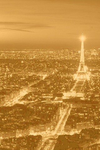 Ночной париж обои