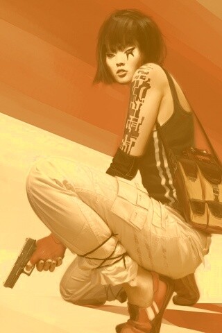 Фейт с пистолетом обои