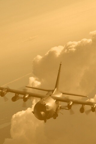 Самолет АС-130 обои