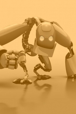 Крадущийся робот обои