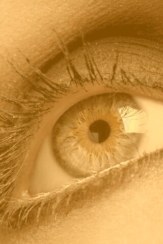 Оранжевый глаз обои