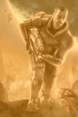 Капитан Шепард обои