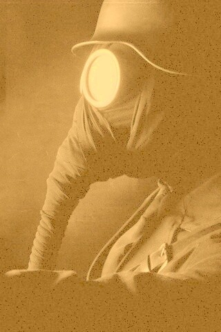 В противогазе обои