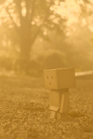 Картонный человечек обои