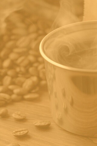 Чашка свежесваренного кофе обои