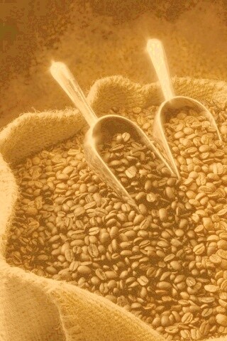 Мешок кофейных зерен обои