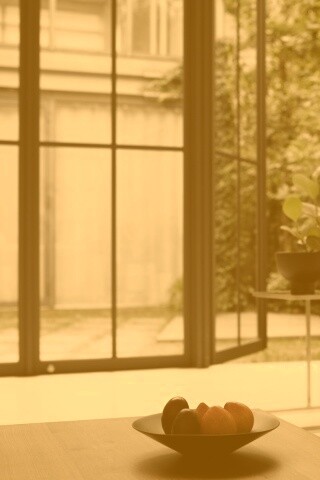 Фрукты в тарелке обои