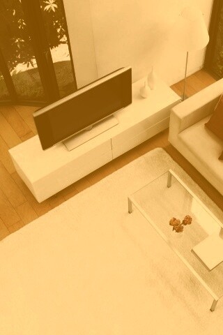 Комната сверху обои