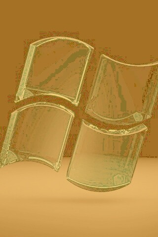 Логотип Windows из стекла обои