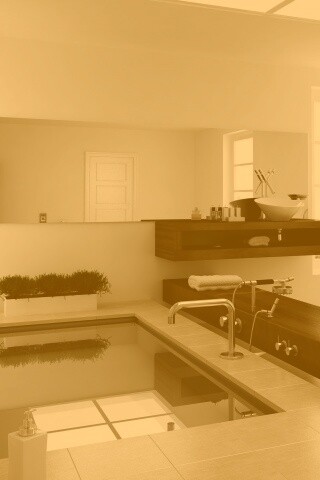 Ванная комната обои