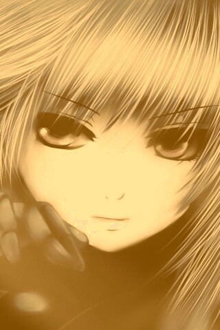 Девушка с голубыми волосами обои