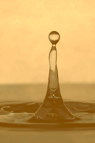 Падение капли обои