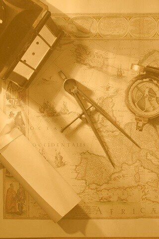 Карта путешественника обои