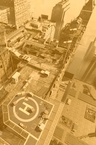 Вид сверху на карту уровня из Crysis 2 обои