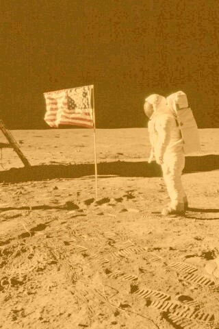 Высадка американцев на Луну обои