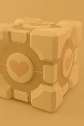 Взвешенный куб-компаньон обои