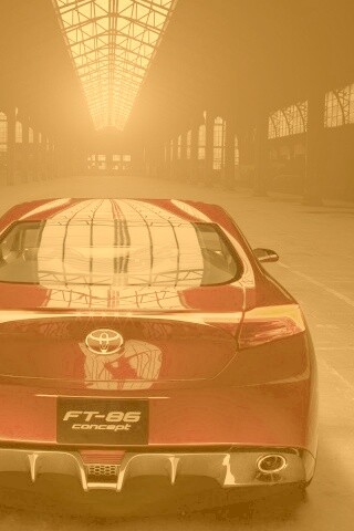 Концепт спортивной тойоты обои