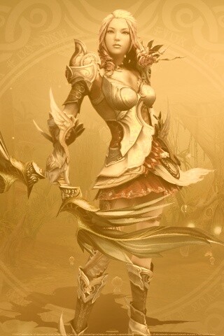 Лучница из Aion обои
