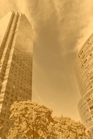 Осязательный Нью-Йорк с большими домами обои