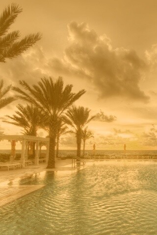 Бассейн обои