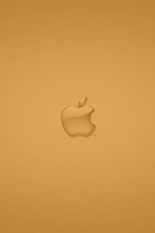 Логотип apple в стекле обои