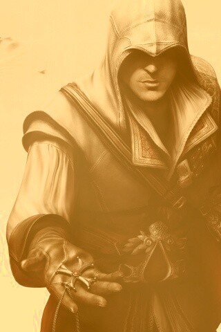 Ассасин с крестом обои