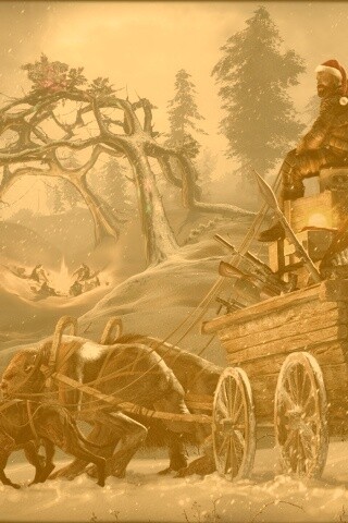 Новогодний Сталкер обои