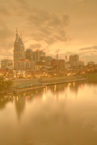 Ночной город обои