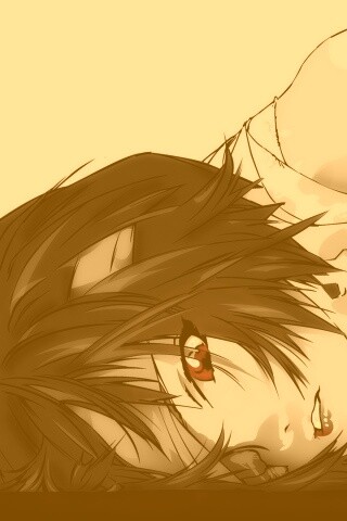 Девушка с красными глазами обои