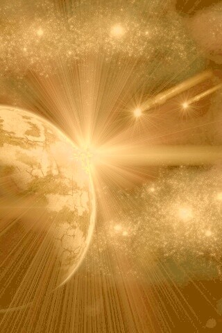 Кометы пролетают вблизи планеты обои