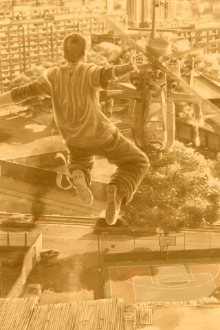 Прыжок обои