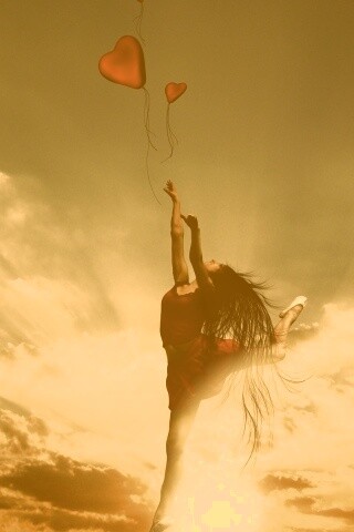 Отпускаяю сердце в небеса обои