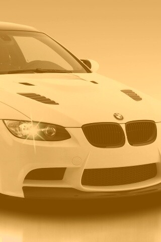 Белый БМВ обои