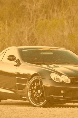 Черный мерседес обои