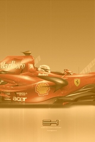 Болид Феррари обои