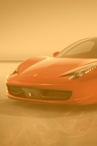 Огненный феррари обои