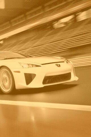 Lexus LFA на тарссу обои
