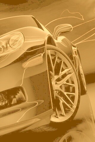 Чёрное авто обои