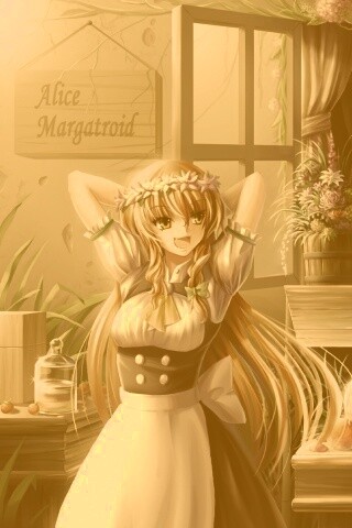 Анимешное утро обои