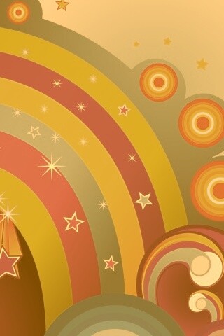 Векторные радуги обои