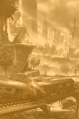 Развалины Нью-Йорка обои