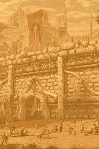 Крепость орков обои