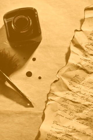 Мятое письмо обои