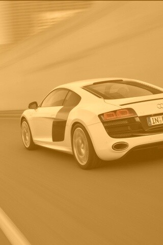 Ауди вид сзади обои