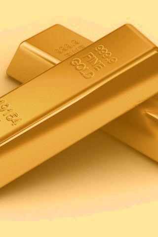 Настоящее золото в слитках обои