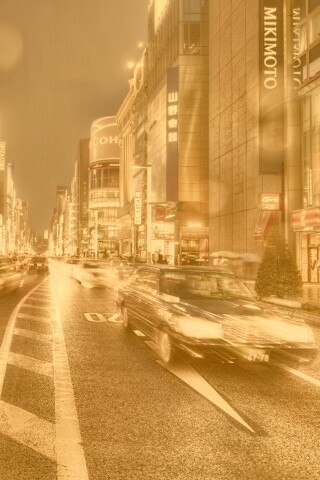 Ночное движение обои