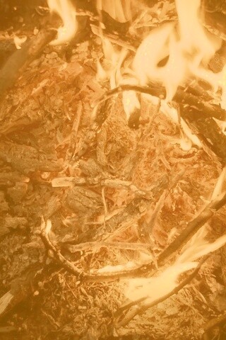 Костёр крупным планом обои