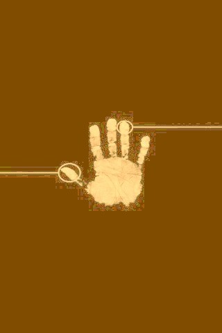 Отпечаток руки обои